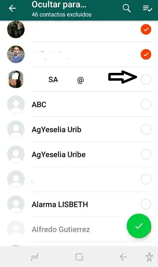 What is a deleted contact on WhatsApp?